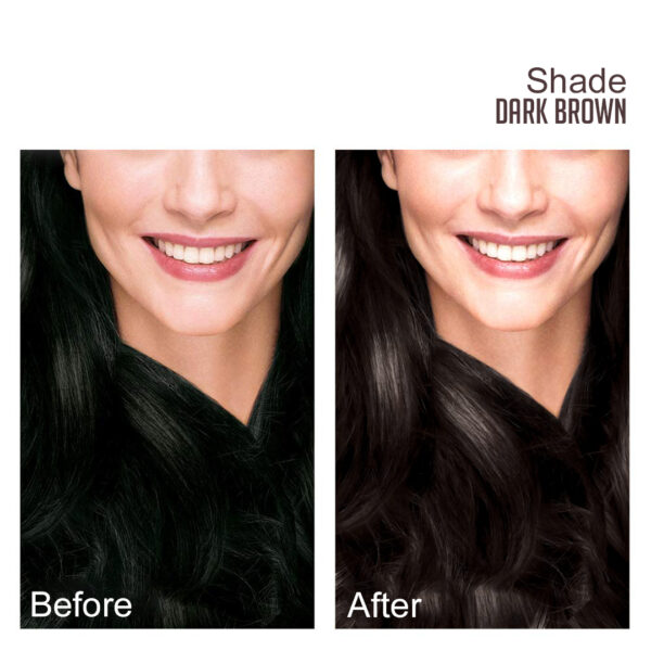 BSY Noni Fruit Brown Hair color before and after