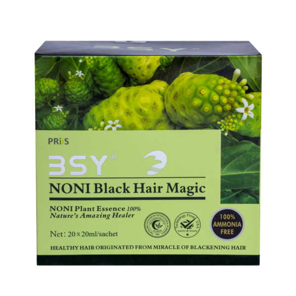BSY Noni Black Hair color shampoo 20MLX20 Box