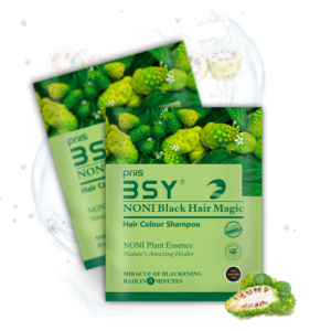 BSY Noni Black Hair Magic Shampoo - 20ML x 20 Sachets - PRiiS India